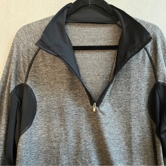 Lululemon Athletica Blaze 1/2 Zip pullover long sleeve run top Sz L/XL 23” PTP - Picture 4 of 9